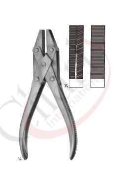 Wire Holding forceps, Flat-nosed Pliers,